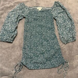 Jessica Simpson Blue Floral Mini Dress